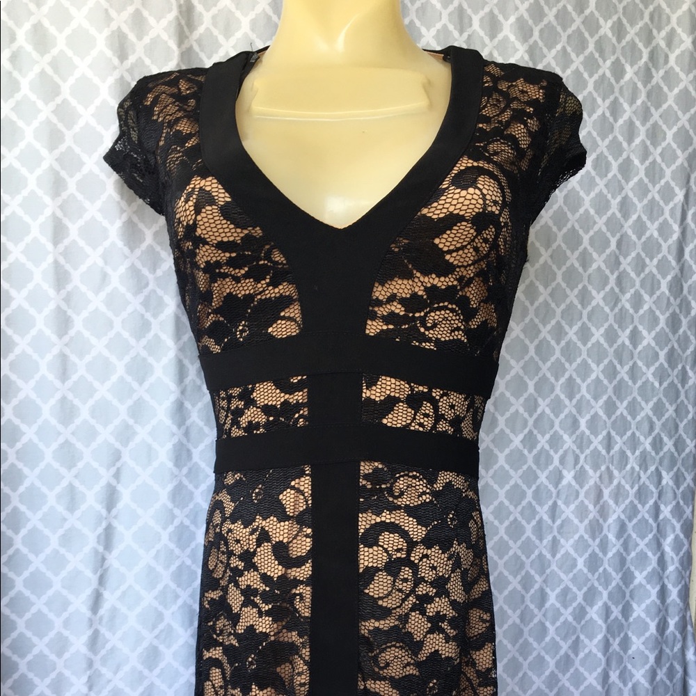 B. Darlin Black Lace Dress